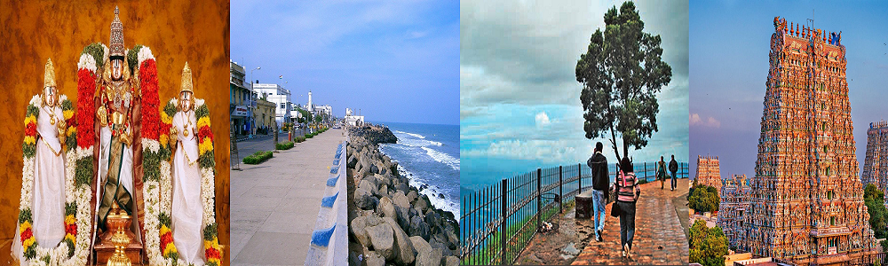 Tirupati Pondicherry Kodaiaknal Madurai Tour Package