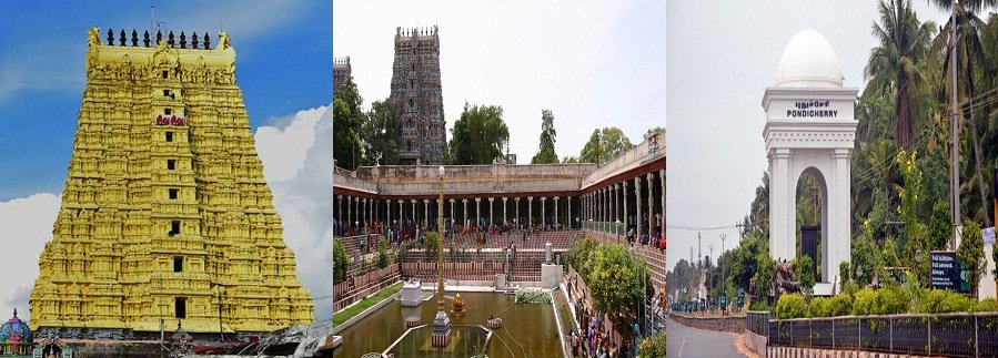 Rameshwaram to Madurai Pondicherry Tour Package